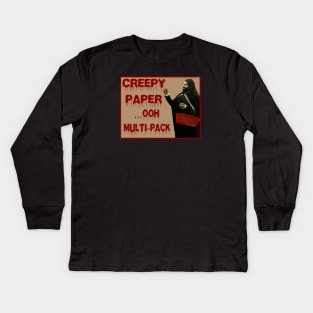 Creepy Paper Kids Long Sleeve T-Shirt